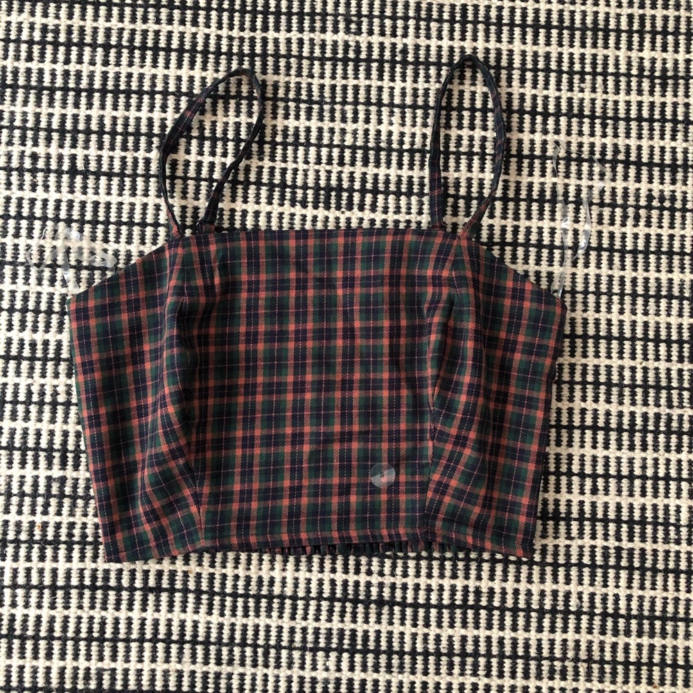 Aeropostale Plaid Cropped Tank *NWT*